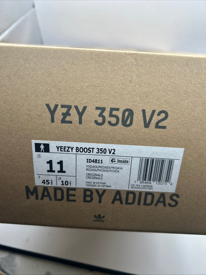 Adidas Yeezy Boost 350 V2 MX Dark Salt Grey Black Marble Men's ID4811 Size 10