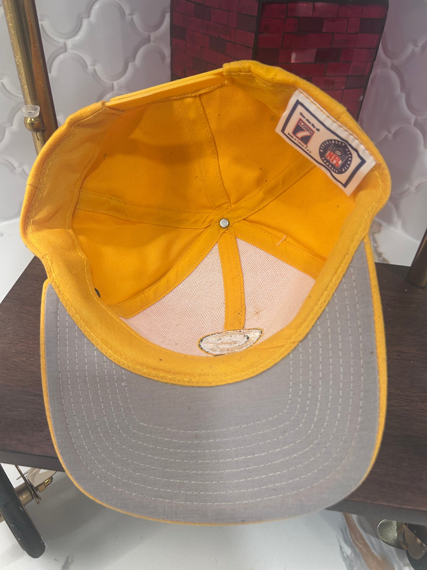 Logo 7 Vintage Green Bay Packers ‘90s Stripe Snapback Deadstock USA