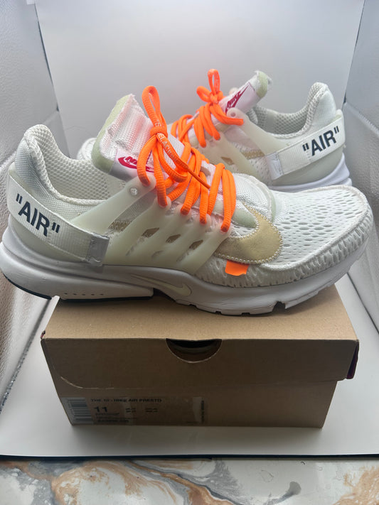 Nike Air Presto Offwhite White Size 11 VNDS OG all