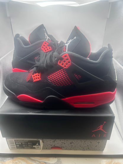 Air Jordan 4 Retro Red Thunder Size 10.5