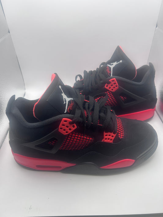 Air Jordan 4 Retro Red Thunder Size 10.5