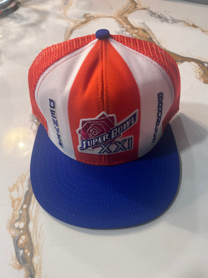 Denver Broncos Super Bowl XXI vintage snapback